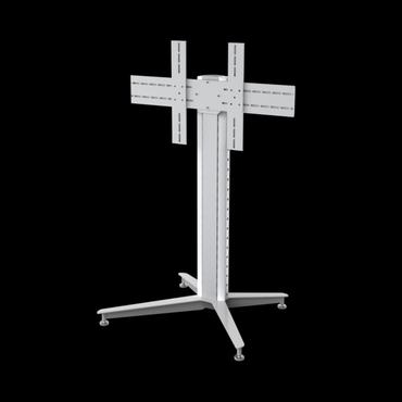 SMS ställ - för LCD-skärm/pekskärm - vit, aluminium