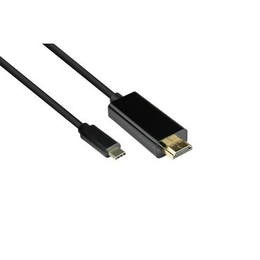 Good Connections USB-kabel - 3 m - HDMI Type A (Standard) - USB Type-C - 1 styck - Rak