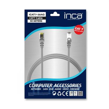 Inca ICAT7-30AG netværkskabel Grå 30 m Cat7 S/FTP (S-STP)