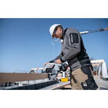 Bosch GKS 18V-70 L Professional - cirkels&aring;g - sladdl&ouml;s - 190 mm - 2 batterier