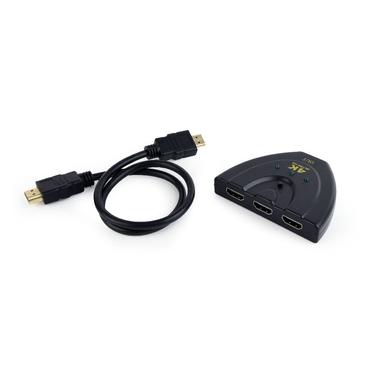 Cablexpert DSW-HDMI-35 - video-/ljudomkopplare - 3 portar