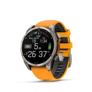 Garmin fenix 8 3.56 cm (1.4 ) AMOLED 47 mm Digital 454 x 454 pixels Touchscreen Graphite Wi-Fi GPS (satellite)