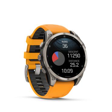 Garmin fenix 8 3.56 cm (1.4 ) AMOLED 47 mm Digital 454 x 454 pixels Touchscreen Graphite Wi-Fi GPS (satellite)