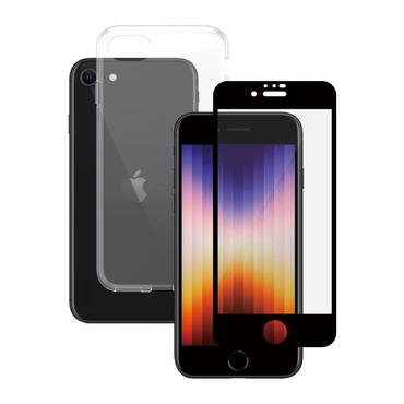 TPU CASE+TEMPERED GLASS IPHONE