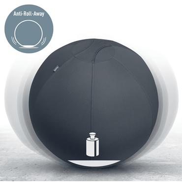 LEITZ Active Sitzball samtgrau Anti-Wegroll-Design, 55cm