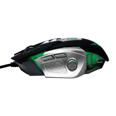 LogiLink Maus USB Gaming 8 Tasten 3200 dpi m. Gewichten &LED