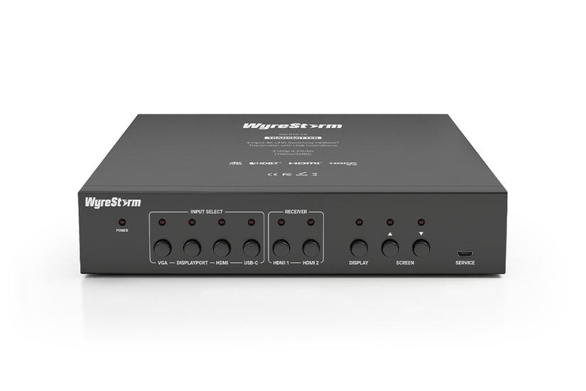 Wyrestorm SW-510-TX - 4:2 4K60 4:2:0 HDBT Presentation Switch with USB Host/Device
