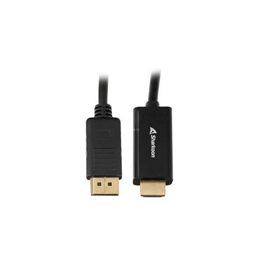Sharkoon DisplayPort-kabel - 1 m - DisplayPort male - HDMI male - 1,2 - 4096 x 2160 pixlar