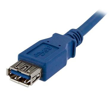 StarTech.com 1m Blue SuperSpeed USB 3.0 Extension Cable A to A - Male to Female USB 3 Extension Cable Cord 1 m (USB3SEXT1M) - USB forlængerkabel - USB Type A til USB Type A - 1 m