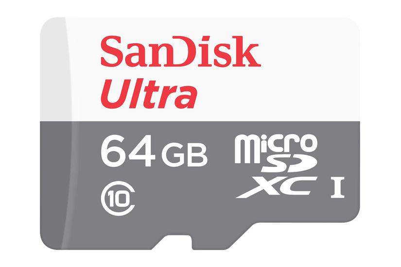 SanDisk Ultra - flashhukommelseskort - 64 GB - microSDXC UHS-I