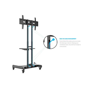 Multibrackets M Public Floorstand Basic ställ - för videokonferenssystem - svart