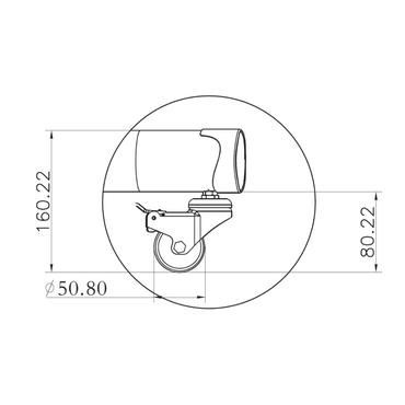 Multibrackets M Public Floorstand Basic ställ - för videokonferenssystem - svart