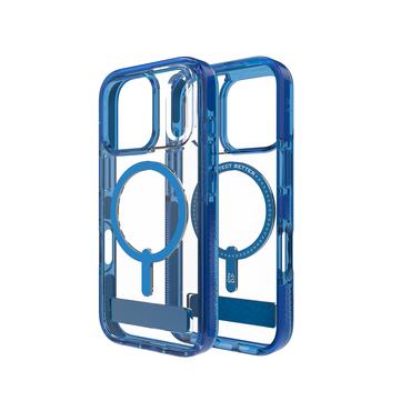 ZAGG Santa Cruz Snap Kickstand mobiltelefon etui 16 cm (6.3") Cover Bl&aring;, Transparent