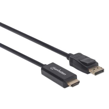 Manhattan 152662 videokabel adapter 1 m DisplayPort HDMI Sort