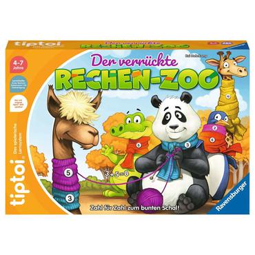 tiptoi Der verrückte Rechen-Zoo Brætspil Oplysende