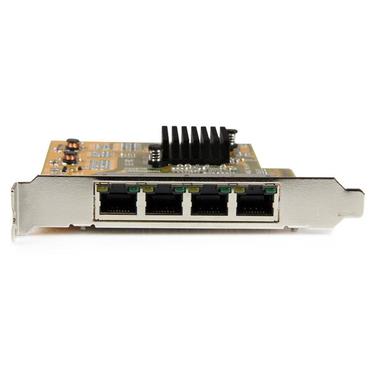 StarTech.com PCIe Gigabit-nätverkskortadapter med 4 portar