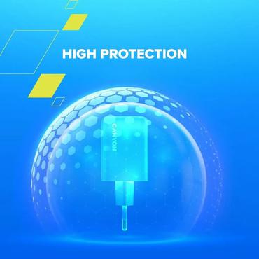 CANYON charger CU45AC GaN 45W 1xPD 1xQC EU White