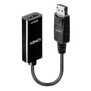 Lindy 41718 videokabel adapter 0,15 m DisplayPort HDMI Sort
