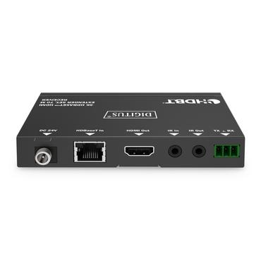 DIGITUS 4K HDBaseT DS-55520 - s&auml;ndare och mottagare - video/ljud/infrar&ouml;d/seriell/n&auml;tverksf&ouml;rl&auml;ngare - HDMI, HDBaseT, RS-232