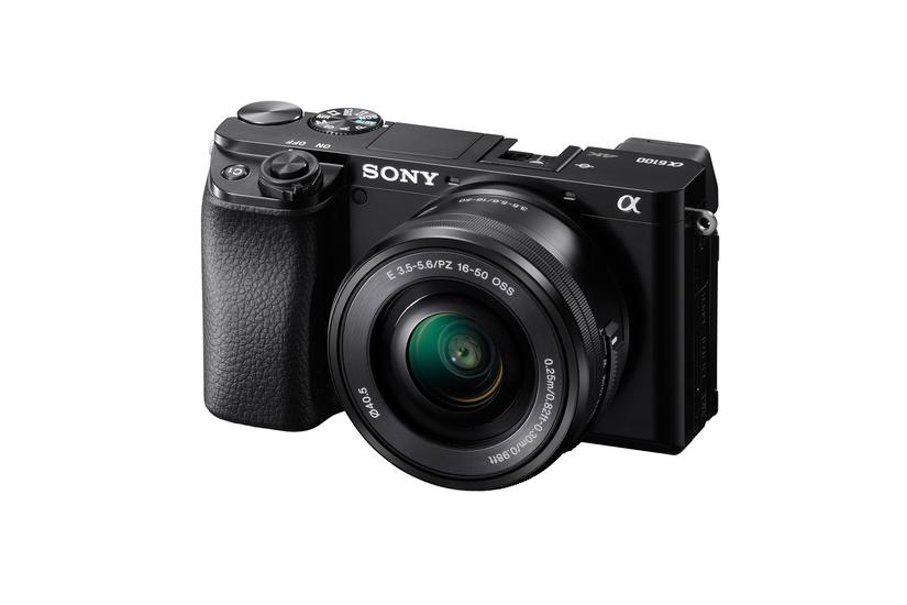 Sony &alpha;6100 ILCE-6100 - digitalkamera 16-50mm Power Zoom-objektiv