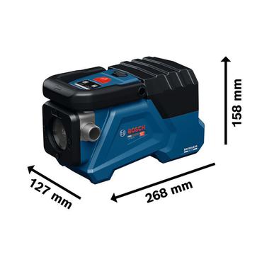 Akku-Förderpumpe GTP 18V-28 solo, 18Volt (blau/schwarz, ohne Akku und Ladegerät, für sauberes Wasser)