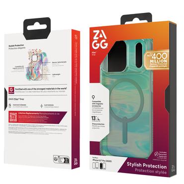 ZAGG Milan Snap mobiltelefon etui 16,5 cm (6.5") Cover Gr&oslash;n