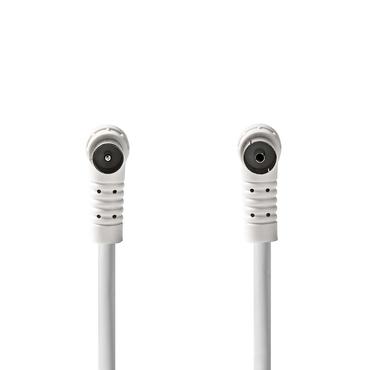 Nedis CSGL40120WT100 coaxial cable 10 m IEC White