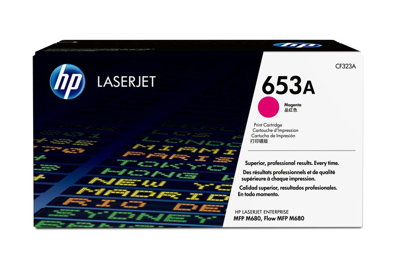 HP 653A - magenta - original - LaserJet - tonerkassett (CF323A)