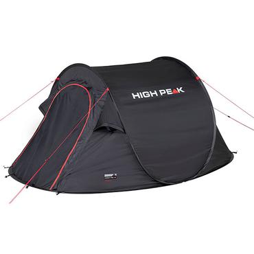 High Peak Vision 3 3 person(er) Sort Pop-up telt