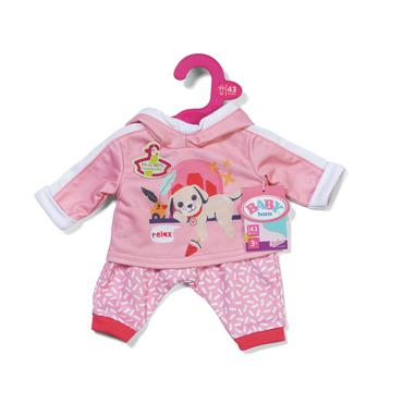 BABY born Jogging Suit Pink 43cm Dukketøjsæt