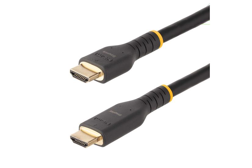 StarTech.com 7m (23ft) Active HDMI Cable w/ Ethernet - HDMI 2.0 4K 60Hz UHD - Rugged HDMI Cord w/ Aramid Fiber - Durable High Speed HDMI Cable - Heavy-Duty HDMI 2.0 Cable - HDMI-kabel med Ethernet - 7 m