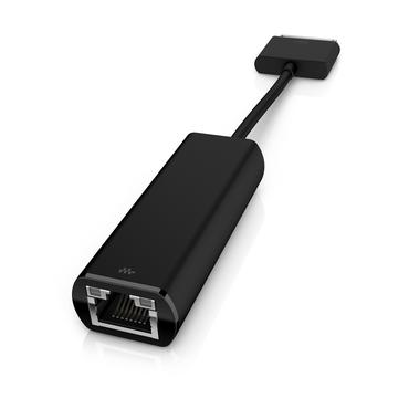 HP ElitePad Ethernet Adapter - netværksadapter - 16.9 cm - sort