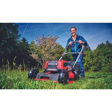 Einhell GP-CM 36/47 S Li BL Skubbe plæneklipper Batteri Sort, Rød