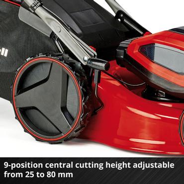 Einhell GP-CM 36/47 S Li BL Skubbe plæneklipper Batteri Sort, Rød