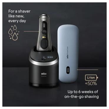 Braun Series 9 Pro+ 9575cc Wet & Dry Folie shaver Trimmer Metallic