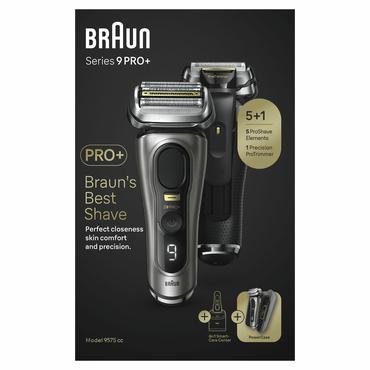 Braun Series 9 Pro+ 9575cc Wet & Dry Folie shaver Trimmer Metallic
