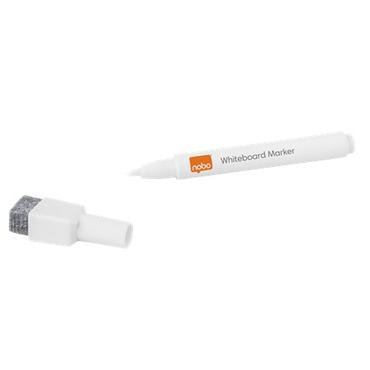 Nobo whiteboard marker hvid fin spids, pakke/6 stk.