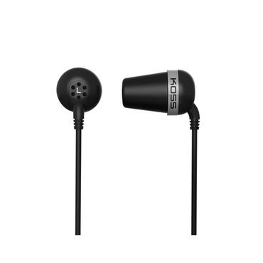 Koss PLUG Hovedtelefoner Ledningsført I ørerne Musik Sort, Sølv