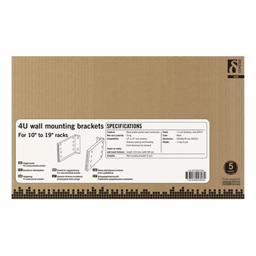 DELTACO 19-DTSR0704 - rackf&auml;sten - 4U