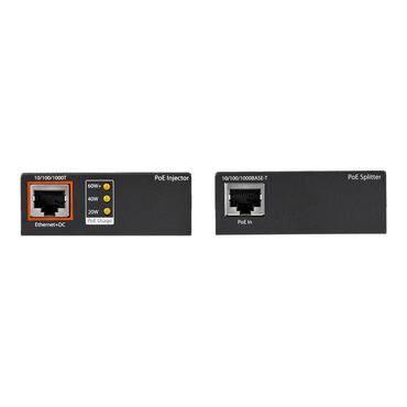 StarTech.com 1 Port Gigabit PoE Injector & Splitter Kit