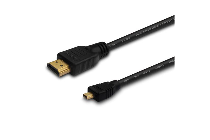 SAVIO CL-39 - HDMI-kabel med Ethernet - 1 m