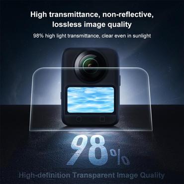 Tempered glass puluz DJI Osmo 360 (clear)