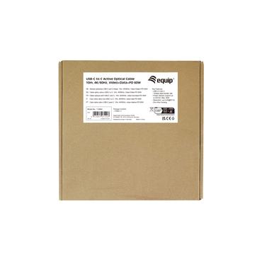 Equip USB Kabel 3.2 C -> C       St/St 10.00m 4K/60Hz     sw