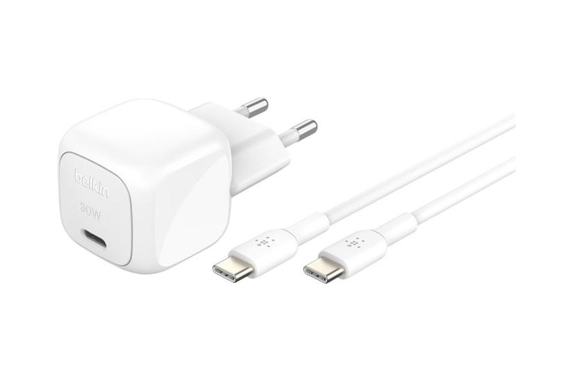 Belkin Boostcharge Strømforsyningsadapter Kompakt Pin Usb Watt Med Usb Kabel