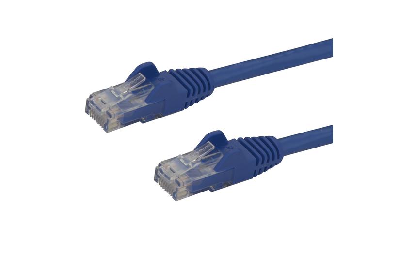StarTech.com 1m CAT6 Ethernet Cable, 10 Gigabit Snagless RJ45 650MHz 100W PoE Patch Cord, CAT 6 10GbE UTP Network Cable w/Strain Relief, Blue, Fluke Tested/Wiring is UL Certified/TIA - Category 6 - 24AWG (N6PATC1MBL) - patch-kabel - 1 m - bl&aring;