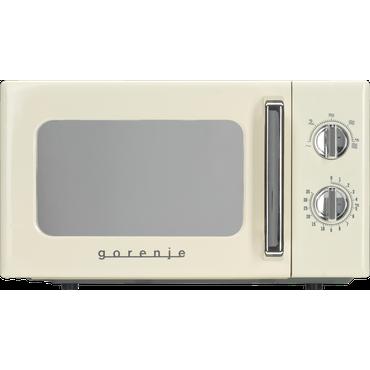 Gorenje Mikrobølgeovn - 20 L - 700 W - Solo mikroovn - Bordplade - 25,5 cm - Hvid