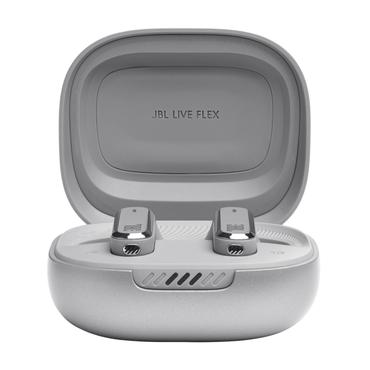 JBL LIVE Flex True Wireless In-Ear Bluetooth Kopfh&ouml;rer silber