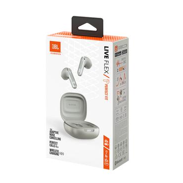 JBL LIVE Flex True Wireless In-Ear Bluetooth Kopfh&ouml;rer silber