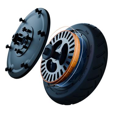 Ninebot by Segway C2 Lite Sort, Blå 16 km/t