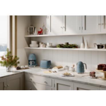Smeg 50's Style Brødrister TSF01SBMEU Storm Blue